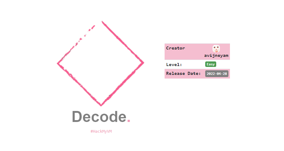 decode full walkthrough hackmyvm