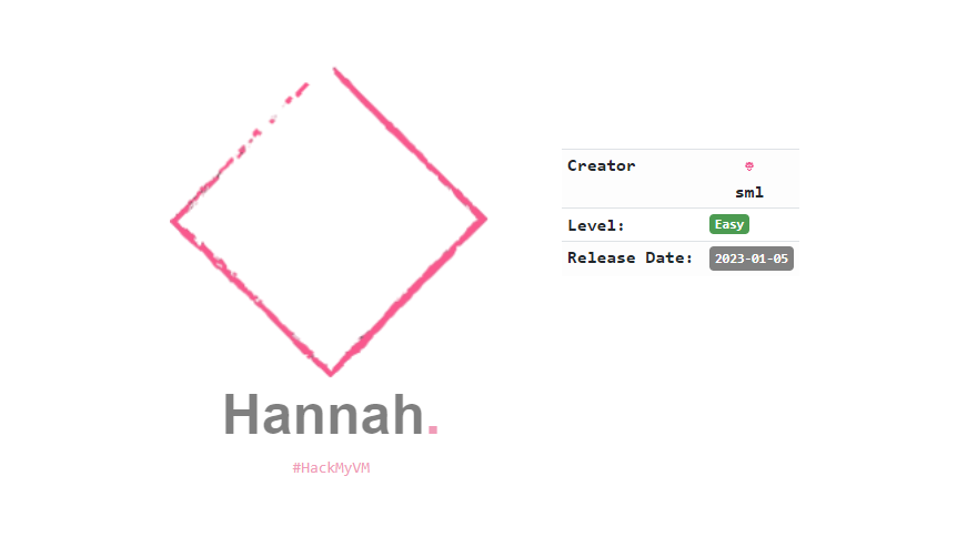 Hannah Walkthrough From HackMyVM – Writeup
